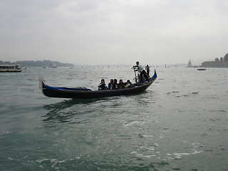 Image showing gondola on a gray day