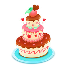 Image showing cartoon cake