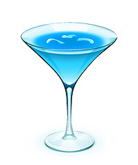 Image showing blue cocktail 