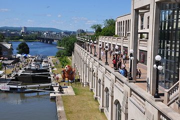 Image showing Rideau Canal Locks in Ottawa