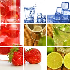 Image showing drink collage