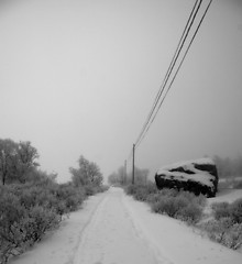 Image showing Winter fog in the mountains