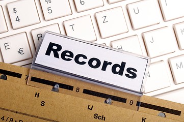 Image showing records