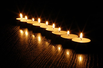 Image showing romantic candle light