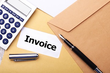 Image showing invoice