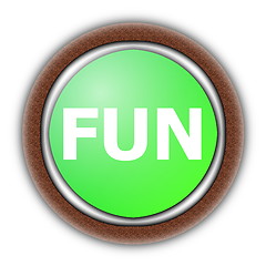 Image showing party and fun button