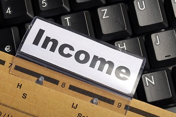 Image showing income