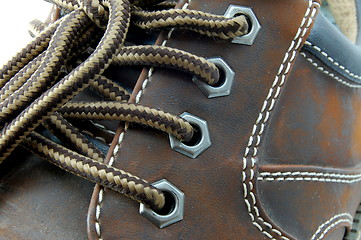 Image showing macro of a shoe