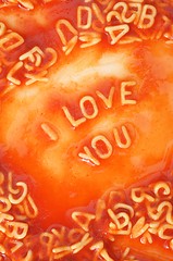 Image showing i love you