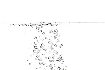 Image showing fresh water with bubbles