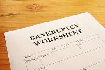 Image showing bankruptcy