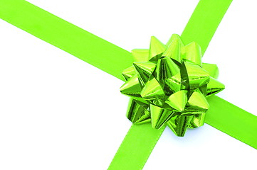 Image showing Christmas Gift with ribbon