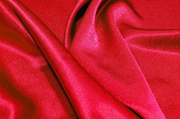 Image showing red satin background