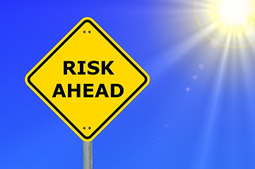 Image showing risk ahead