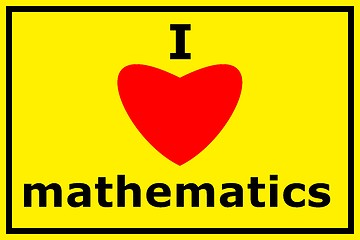 Image showing i love math