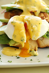 Image showing Eggs Benedict