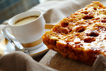 Image showing Honeycomb And Coffee