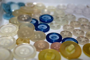 Image showing assorted buttons in different colours and style