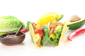 Image showing Mexican tacos