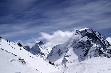 Image showing Caucasus Mountains. Region Dombay.