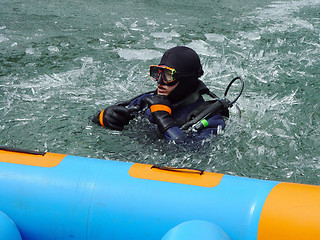 Image showing Scuba in winter