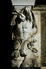 Image showing satyr statue Dresden