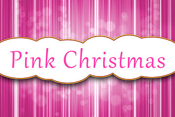 Image showing pink christmas