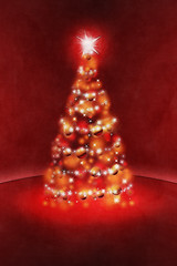 Image showing red christmas