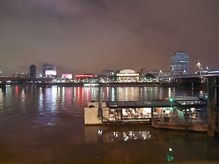 Image showing River Thames South Bank, London