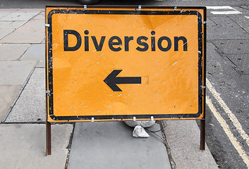 Image showing A sign