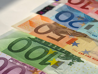 Image showing Euro note