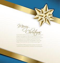 Image showing Vector Christmas card