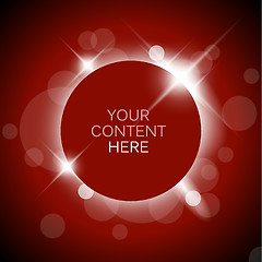 Image showing Abstract red background