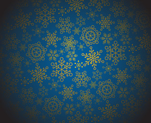 Image showing Winter - dark christmas pattern