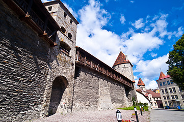 Image showing Old city of Tallinn