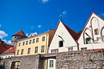 Image showing Old city of Tallinn