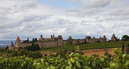 Image showing Carcassonne fortified town