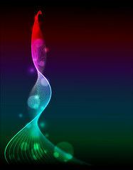 Image showing Abstract rainbow background 