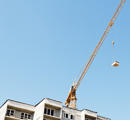 Image showing construction with crane