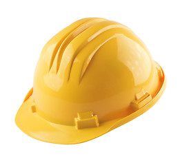 Image showing Yellow helmet
