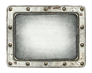 Image showing Metal plate