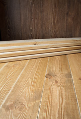 Image showing Wood planks