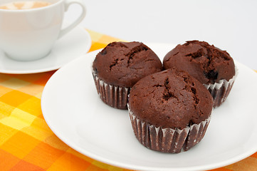 Image showing Muffins and Coffee