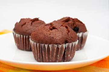 Image showing Muffins on Plate