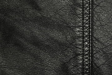 Image showing black leather