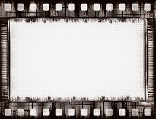 Image showing grunge film frame