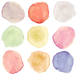 Image showing watercolor dots