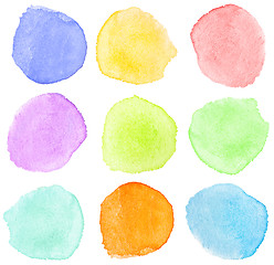 Image showing watercolor dots