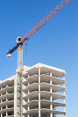 Image showing construction with crane