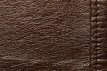 Image showing brown leather